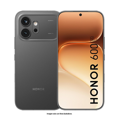 Smartphone Honor 600 color negro, pantalla 6.5" Amoled, dual card