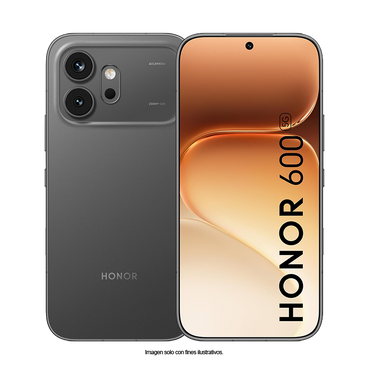 Smartphone Honor 600 color negro, pantalla 6.5" Amoled, dual card