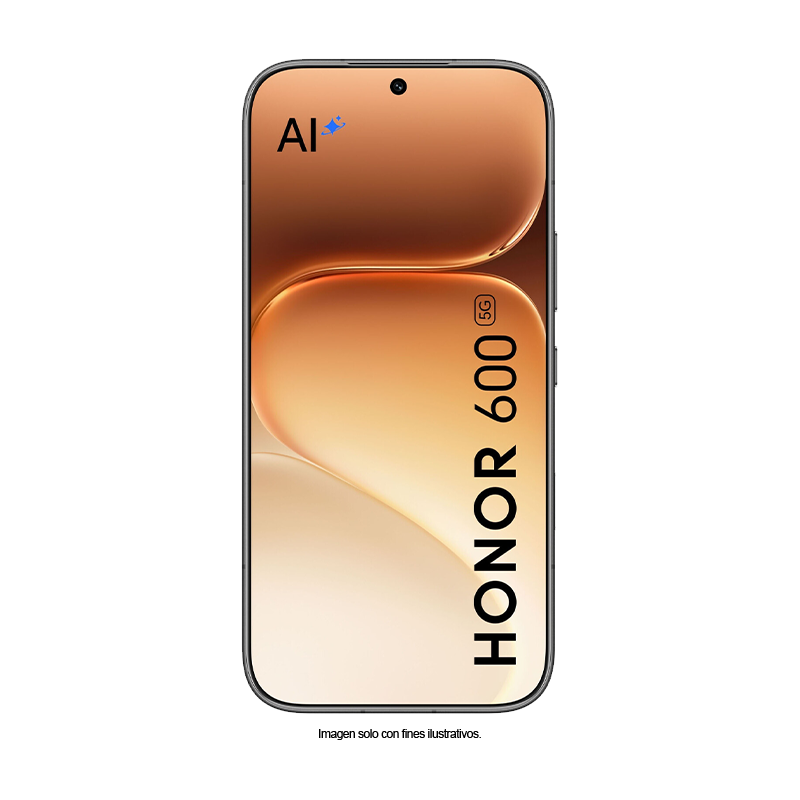 Smartphone Honor 600 color negro, pantalla 6.5" Amoled, dual card