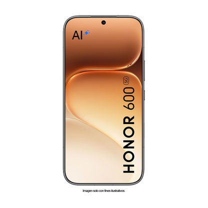 Smartphone Honor 600 color negro, pantalla 6.5" Amoled, dual card