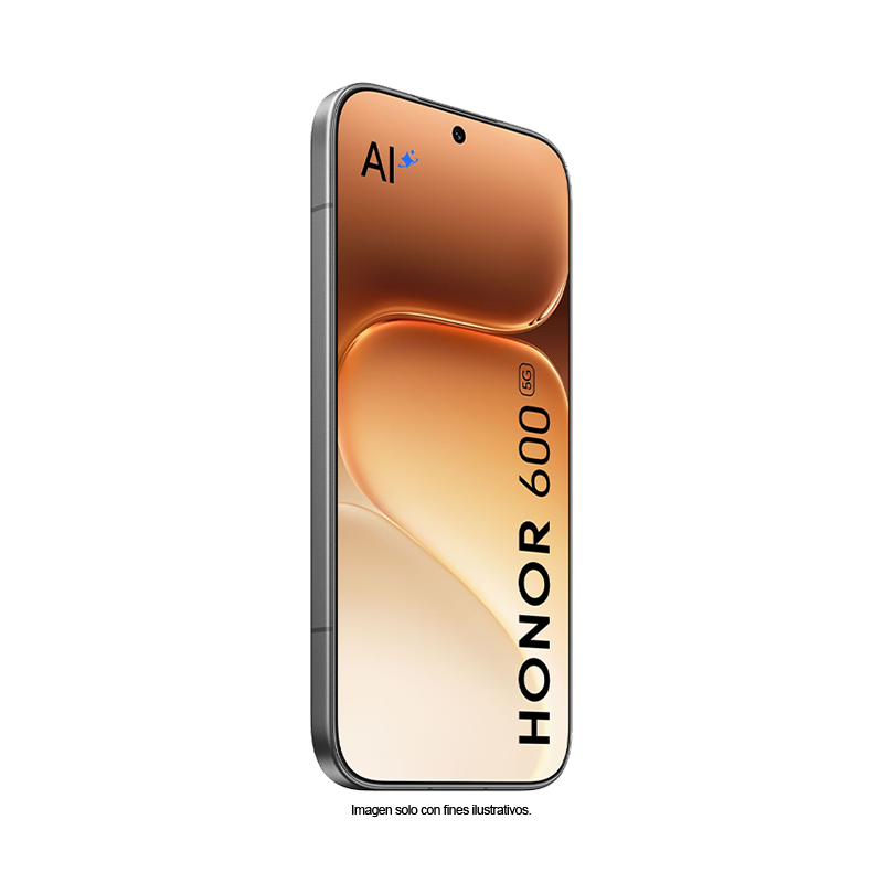 Smartphone Honor 600 color negro, pantalla 6.5" Amoled, dual card