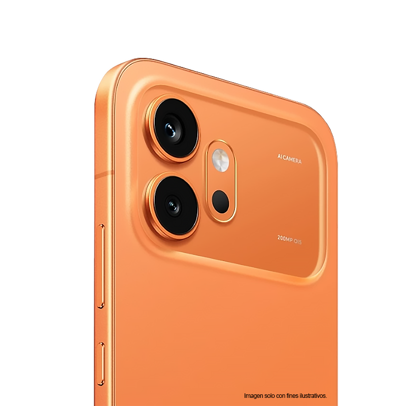 Smartphone Honor 600 color naranja, pantalla 6.5" Amoled, dual card