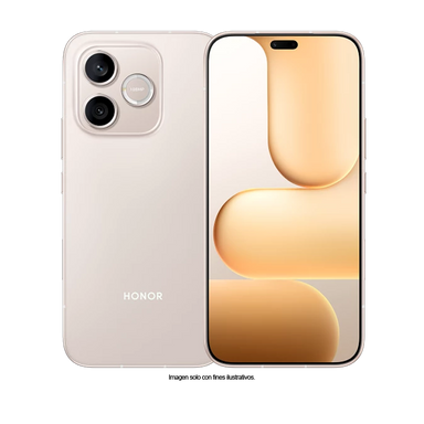 Celular Honor 600E color dorado luna, pantalla 6.6", dual card, 8GB+256GB