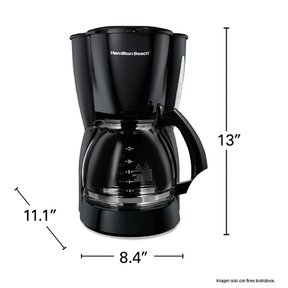 Cafetera 12 tazas modelo HB49316G-MX, Hamilton Beach