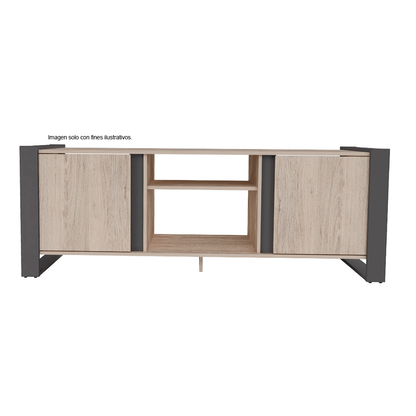 Mesa para TV MTV26219 color Arena/Plomo