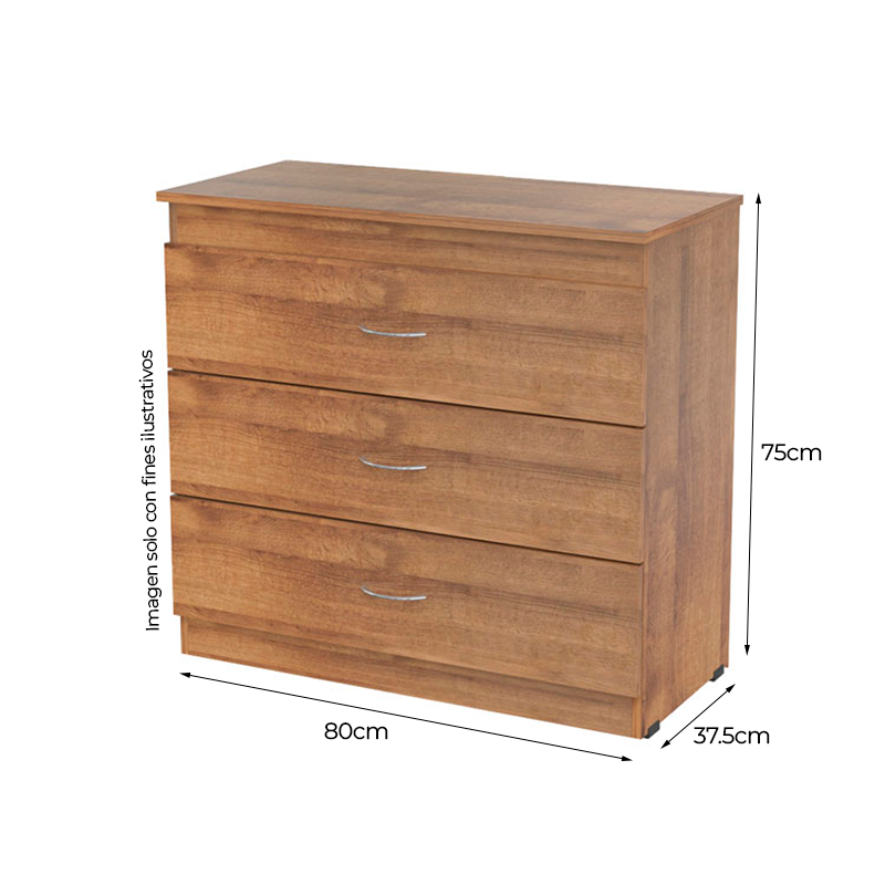 Comoda COM0828 color amaretto D/B