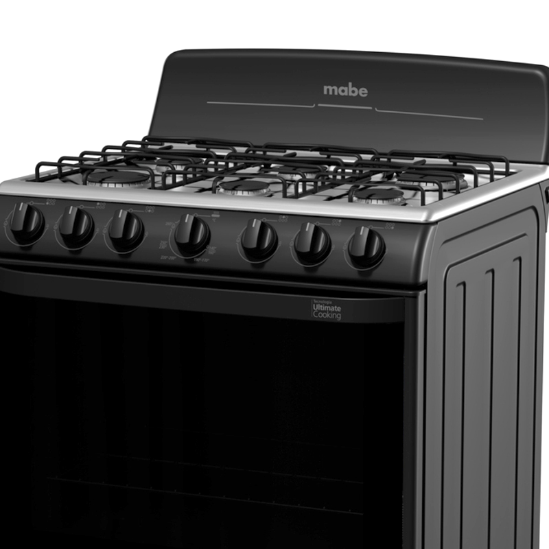Combo de estufa a gas 30" Mabe EM7641BAIN2 6 quemadores + Cafetera Oster BVSTDCS121B 12 tazas.