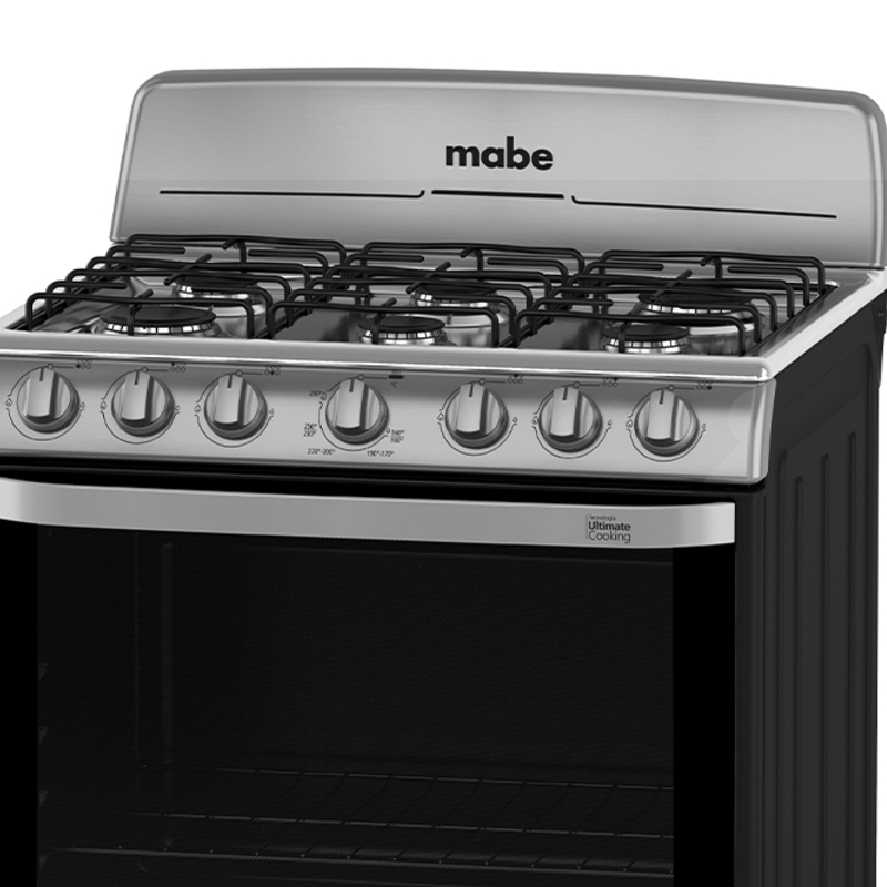 Combo de Estufa a gas 30" EM7641BAIS2 Mabe + Cafetera Oster BVSTDCS121B 12 tazas.