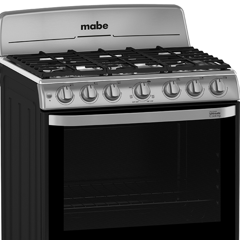 Combo Estufa a gas 30" CEM7641BSIS2 Mabe + Cafetera Oster BVSTDCS121B 12 tazas.