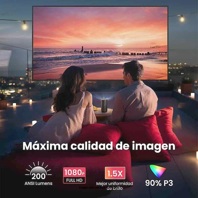Proyector Nebula Capsule 3. Google TV, Hey Google. Con una pantalla de hasta 120"