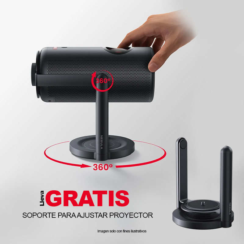 Proyector Nebula Capsule 3. Google TV, Hey Google. Con una pantalla de hasta 120"