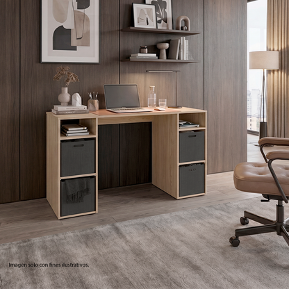 Escritorio Rectangular ELF 14551 color fresno