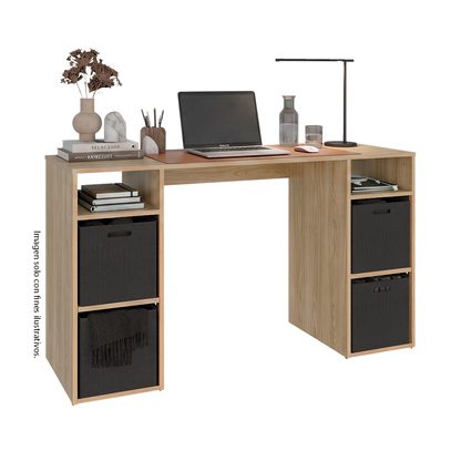 Escritorio Rectangular ELF 14551 color fresno
