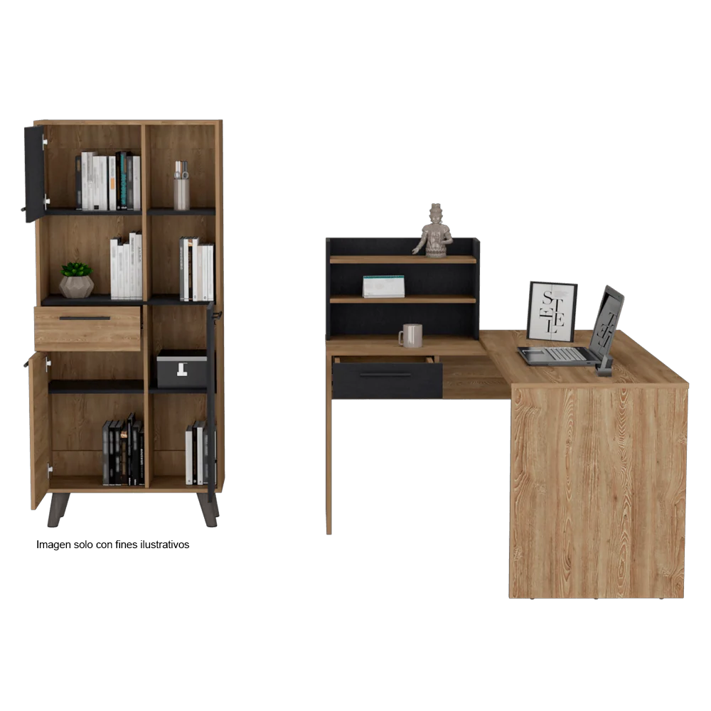 Combo de estudio Stanford CMW 8955, color tono miel wengue