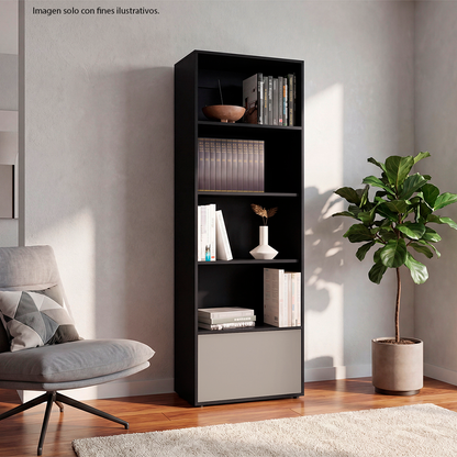 Biblioteca Funes Eco, BWC 14546, color Wengue y capri