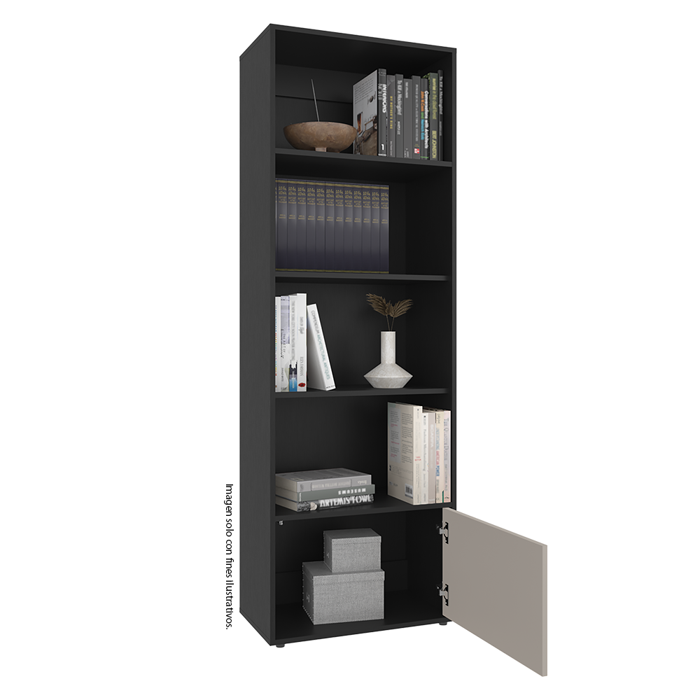 Biblioteca Funes Eco, BWC 14546, color Wengue y capri