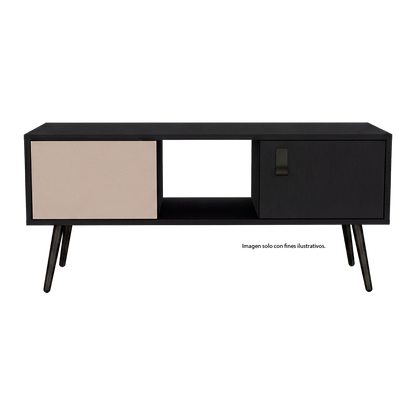 Mesa de centro Funes Eco MWC 14689 color wengue y capri