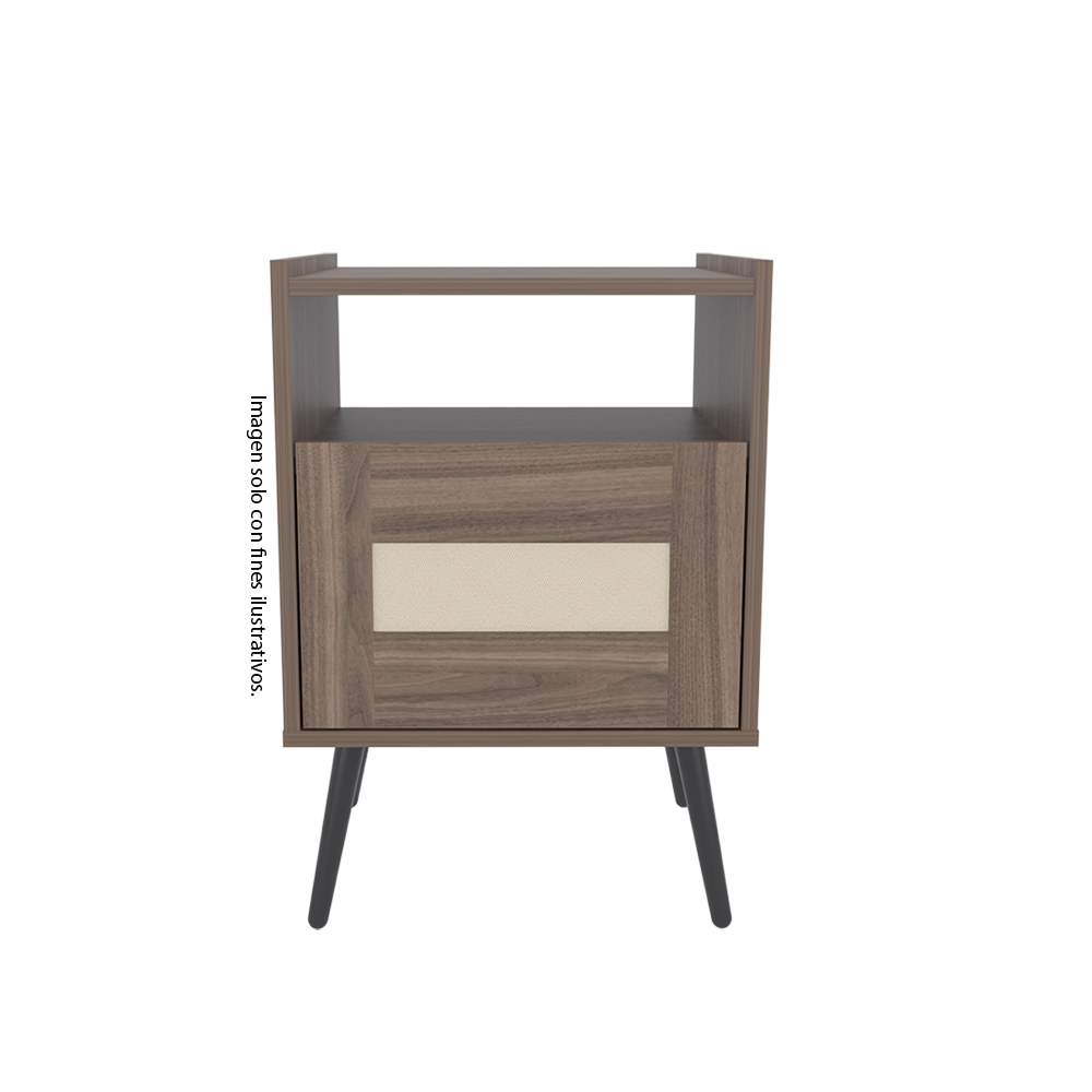Meas de noche LITZA color Milan, modelo MAT 14549