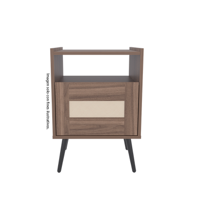 Meas de noche LITZA color Milan, modelo MAT 14549