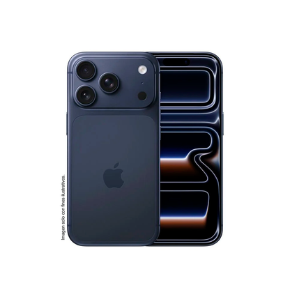 iPhone 17 ProMax Apple Color Azul intenso almacenamiento de 256GB