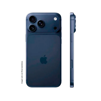 iPhone 17 ProMax Apple Color Azul intenso almacenamiento de 256GB