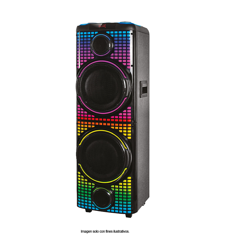 Super Woofer de 10" x 2, PA10DCC85M Sankey, 80W RMS de potencia