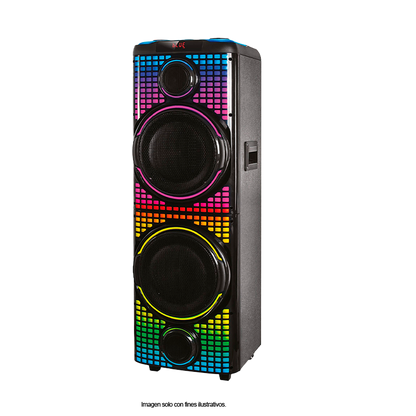 Super Woofer de 10" x 2, PA10DCC85M Sankey, 80W RMS de potencia