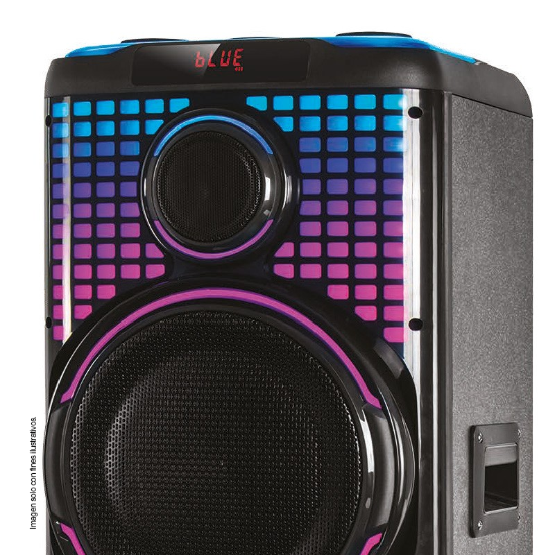 Super Woofer de 10" x 2, PA10DCC85M Sankey, 80W RMS de potencia