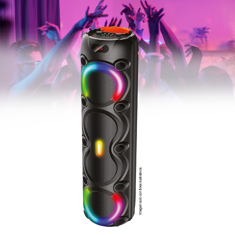Bocina portátil Bluetooth 8" x 4 PA-8DC4N45 Sankey 30W RMS