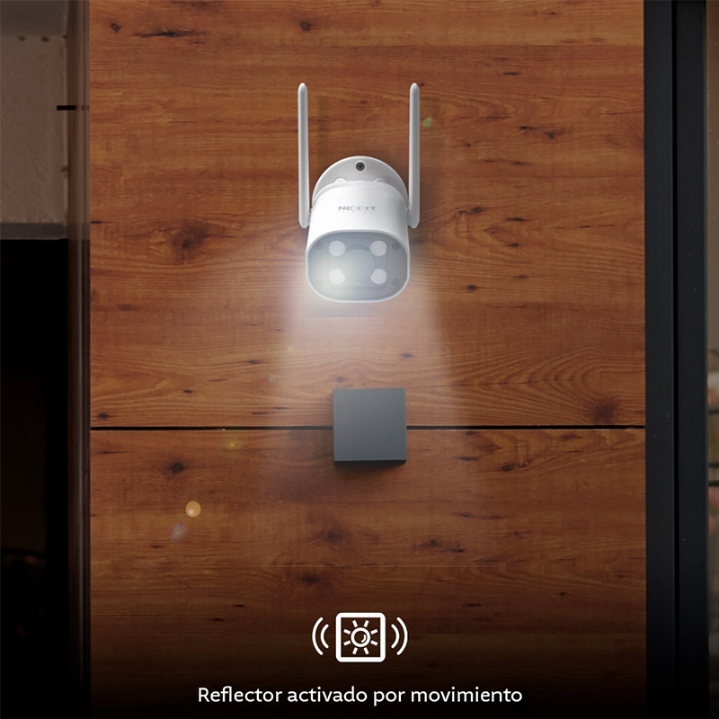 Cámara Inteligente Wi-Fi para exterior, 2K + 5MP, RJ45 NHC-OF10 Nexxt