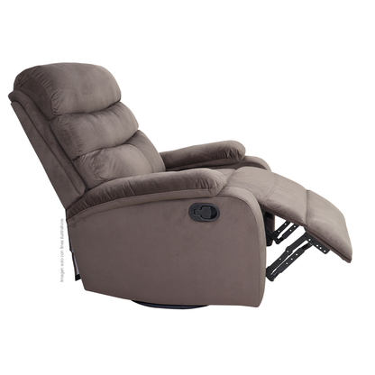 Sillón reclinable mecedora color chocolate, modelo 857-8018CHM, dimensiones: alto 103cm x ancho 76cm x prof. 93cm