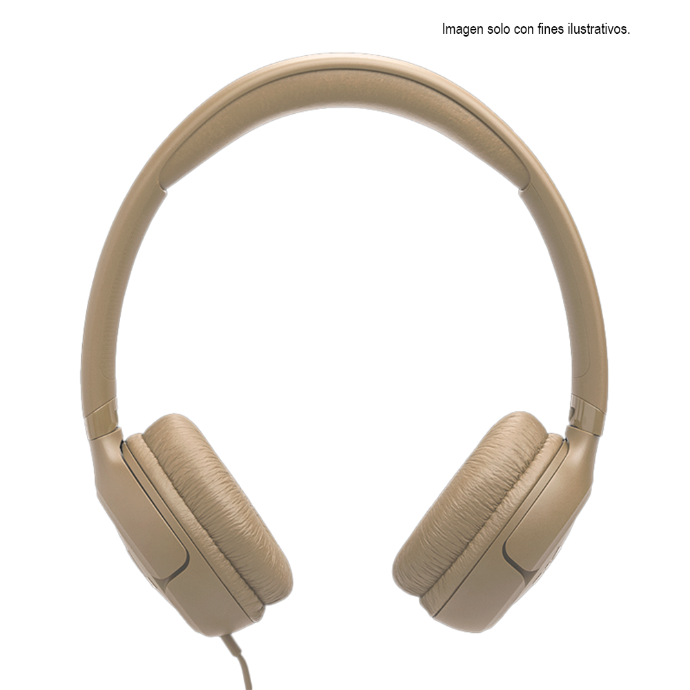 Audifonos JBL Over Ear con Cable Tipo C JBLT530CBEGAM Beige