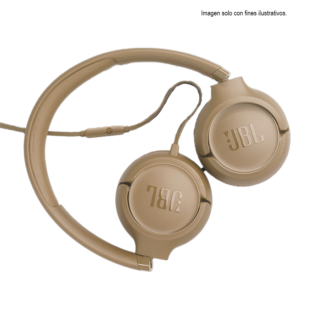Audifonos JBL Over Ear con Cable Tipo C JBLT530CBEGAM Beige