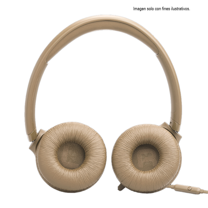 Audifonos JBL Over Ear con Cable Tipo C JBLT530CBEGAM Beige