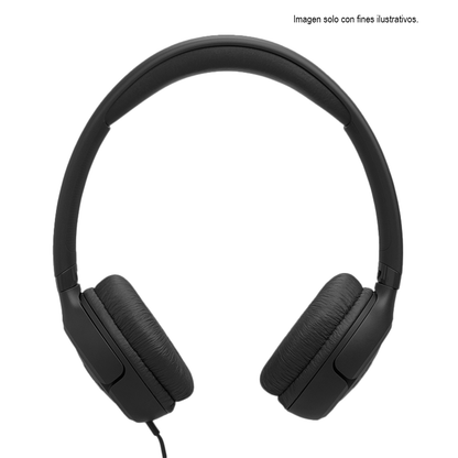 Audifonos JBL Over Ear con Cable Tipo C JBLT530CBLKAM Negro