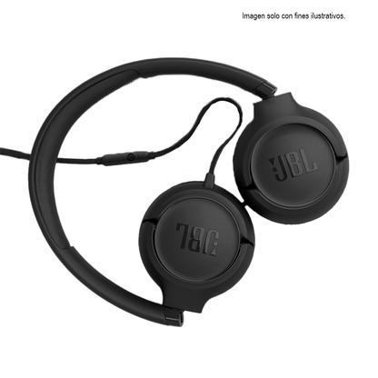 Audifonos JBL Over Ear con Cable Tipo C JBLT530CBLKAM Negro