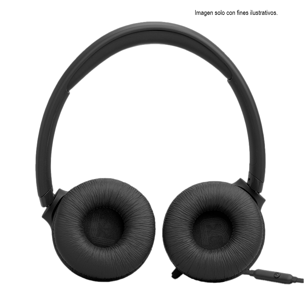 Audifonos JBL Over Ear con Cable Tipo C JBLT530CBLKAM Negro