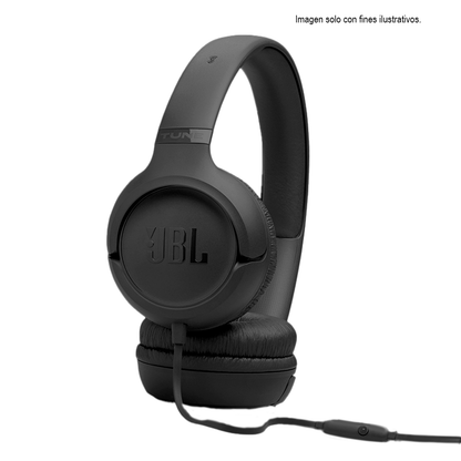 Audifonos JBL Over Ear con Cable Tipo C JBLT530CBLKAM Negro