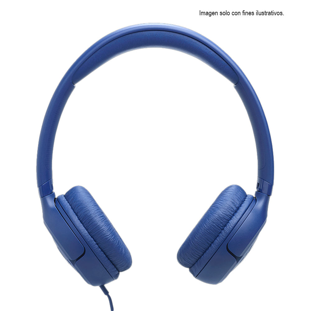 Audifonos JBL Over Ear con Cable Tipo C JBLT530CBLUAM Azul