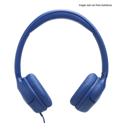 Audifonos JBL Over Ear con Cable Tipo C JBLT530CBLUAM Azul