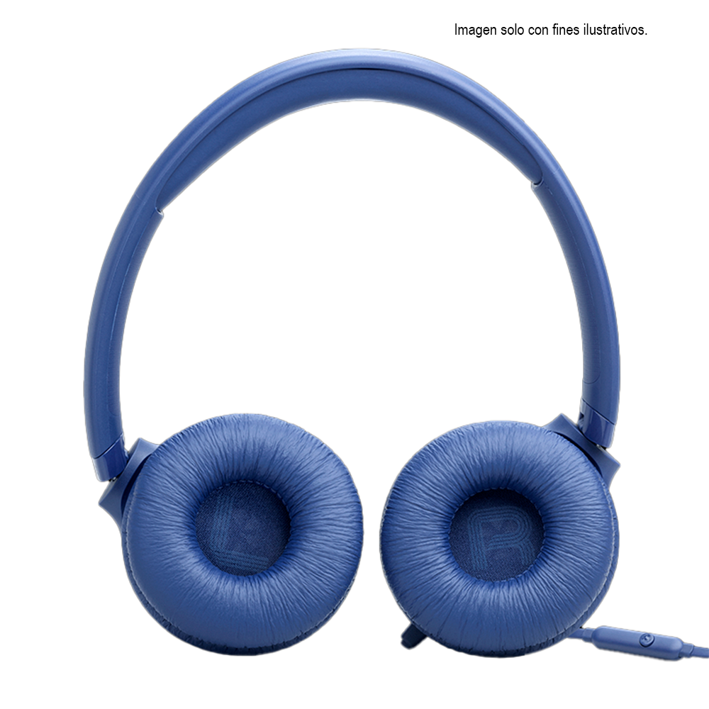 Audifonos JBL Over Ear con Cable Tipo C JBLT530CBLUAM Azul