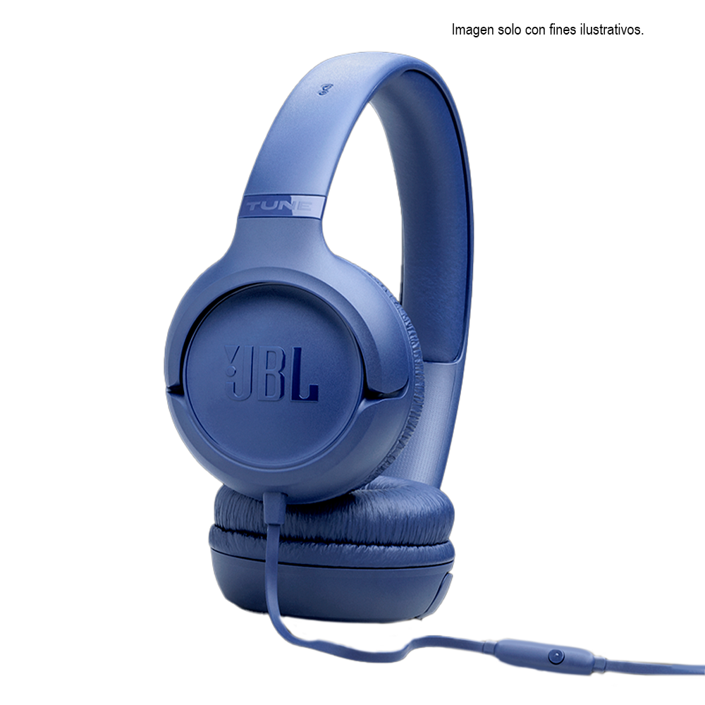Audifonos JBL Over Ear con Cable Tipo C JBLT530CBLUAM Azul