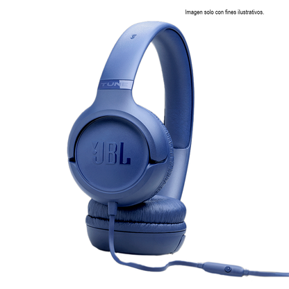 Audifonos JBL Over Ear con Cable Tipo C JBLT530CBLUAM Azul