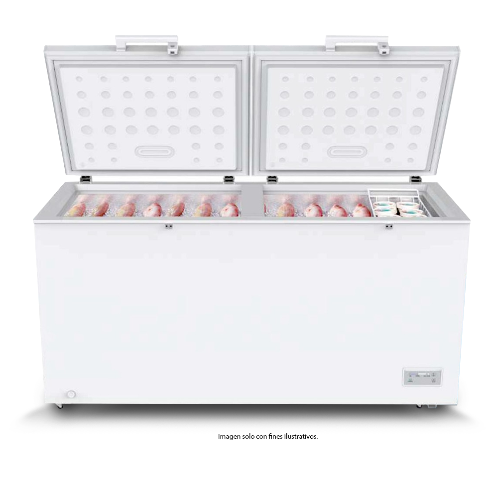 Congelador horizontal 18.0pc modelo RFC-1880 Sankey color blanco, canasta divisora.