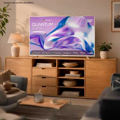 Televisor 50" QLED Smart, FHD modelo MY-SQG50508 Mystic