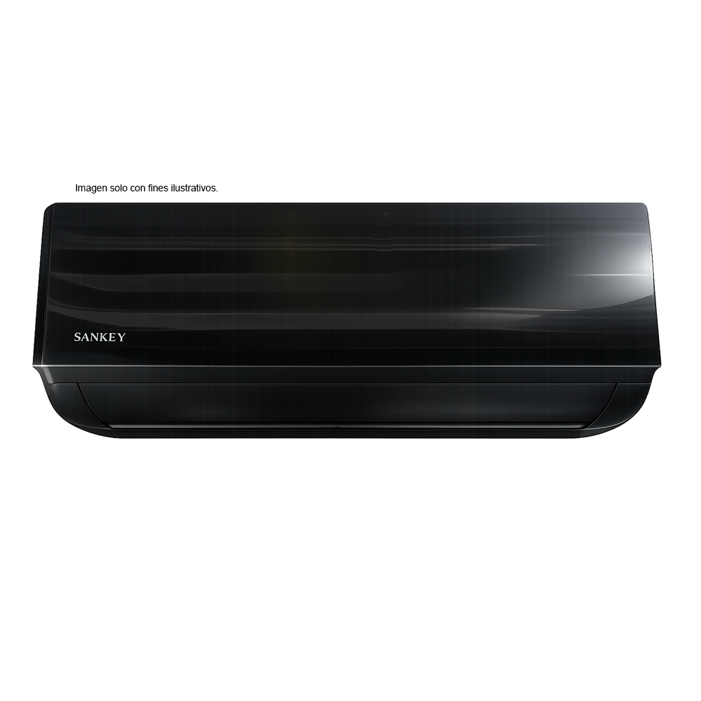 Aire acondicionado Split 12000BTU, ES12IDW9M Sankey inverter, diseño en color negro de lujo