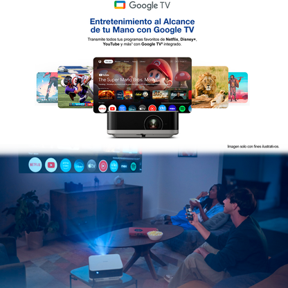Proyector portátil EPSON EF30, tecnología de proyección Triple Core Engine