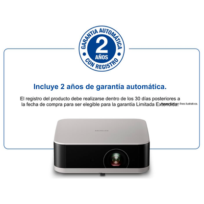 Proyector portátil EPSON EF30, tecnología de proyección Triple Core Engine