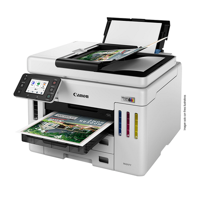 Impresora Multifuncional Maxify GX7110 Canon, Wi-Fi USB RED y Fax
