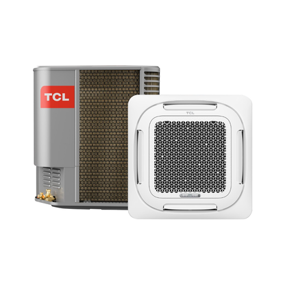 Aire Acondicionado Tipo Cassette 3 Toneladas (36,000 BTU/h) TCE-36CA/U2O-C/(36CCRA/U2I-C) TCL ON/OFF
